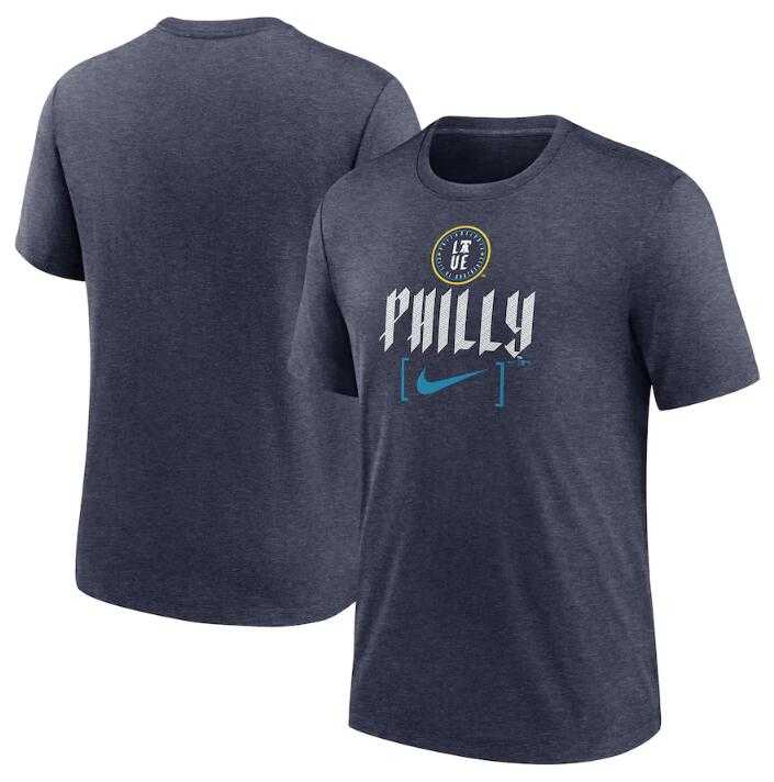 Men's Philadelphia Phillies Navy 2024 City Connect Tri-Blend T-Shirt,We sell and wholesale Men's Philadelphia Phillies Navy 2024 City Connect Tri-Blend T-Shirt on line form chian!